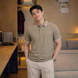 Men's Cotton Lycra Short Sleeve Polo