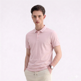 Men's Cotton Lycra Short Sleeve Polo