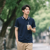 Men's Cotton Lycra Short Sleeve Polo