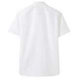 Men's Short Sleeves Cotton Oxford Shirt