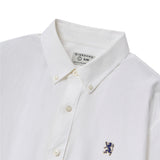 Men's Short Sleeves Cotton Oxford Shirt