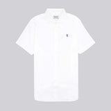 Men's Short Sleeves Cotton Oxford Shirt