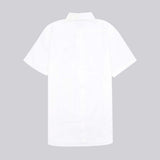 Men's Short Sleeves Cotton Oxford Shirt
