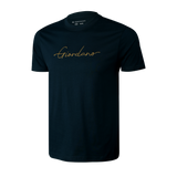 Men's Cotton Crew Neck Slim Logo Tee