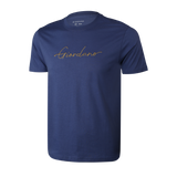 Men's Cotton Crew Neck Slim Logo Tee