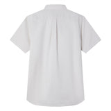 Men's Short Sleeves Cotton Oxford Shirt