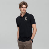 Men Lion Polo