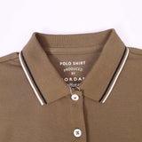 Women's Cotton Lycra Slim Fit Short Sleeve Polo