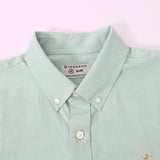 Men's Short Sleeves Cotton Oxford Shirt