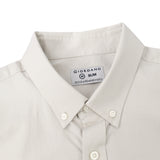 Men's Short Sleeves Cotton Oxford Shirt