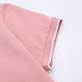 Women's Cotton Lycra Slim Fit Short Sleeve Polo