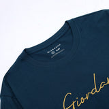 Men's Cotton Crew Neck Slim Logo Tee