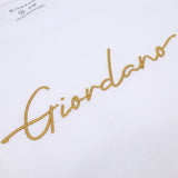 Men's Cotton Crew Neck Slim Logo Tee