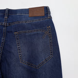 Men's Mid Rise Regular Straight Jean Pants (180° Expandable Waistband)