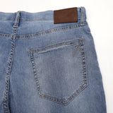 Men's Mid Rise Regular Straight Jean Pants (180° Expandable Waistband)