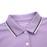 Women's Cotton Lycra Slim Fit Short Sleeve Polo