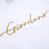 Men's Cotton Crew Neck Slim Logo Tee