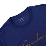 Men's Cotton Crew Neck Slim Logo Tee
