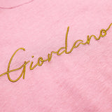 Men's Cotton Crew Neck Slim Logo Tee