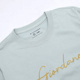 Men's Cotton Crew Neck Slim Logo Tee