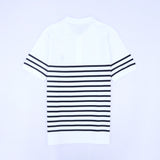 Men Stripe Polo
