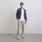 Men Core Cardigan Zip Up Sweater