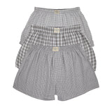 Men Giordano Active Fit Plaid Cotton Boxer (1pack/3pcs)