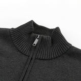 Men Core Cardigan Zip Up Sweater