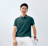 Men's Cotton Lycra Short Sleeve Polo