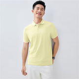 Men's Cotton Lycra Short Sleeve Polo