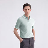 Men's Cotton Lycra Short Sleeve Polo