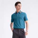 Men's Cotton Lycra Short Sleeve Polo