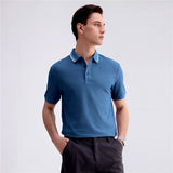 Men's Cotton Lycra Short Sleeve Polo