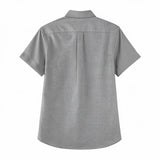 Men's Short Sleeves Cotton Oxford Shirt