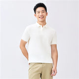 Men's Cotton Lycra Short Sleeve Polo