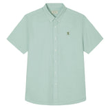 Men's Short Sleeves Cotton Oxford Shirt