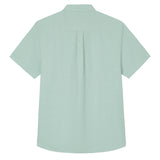 Men's Short Sleeves Cotton Oxford Shirt