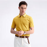 Men's Cotton Lycra Short Sleeve Polo