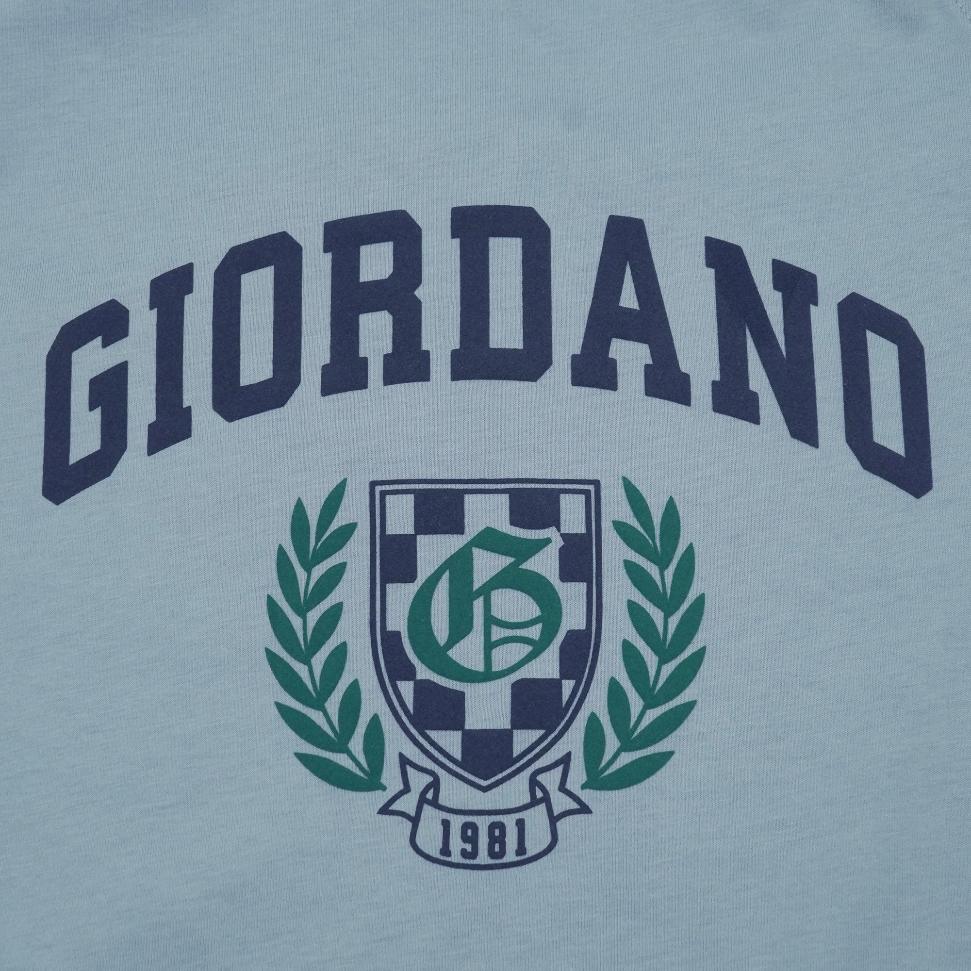 GIORDANO Men Logo Printed Tee