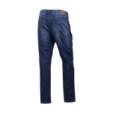 Men's Mid Rise Regular Straight Jean Pants (180° Expandable Waistband)