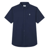 Men's Short Sleeves Cotton Oxford Shirt