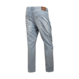 Men's Mid Rise Regular Straight Jean Pants (180° Expandable Waistband)