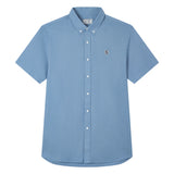 Men's Short Sleeves Cotton Oxford Shirt