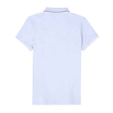Women's Cotton Lycra Slim Fit Short Sleeve Polo