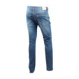 Men's Low Rise Skinny Tapered Jean Pants (180° Expandable Waistband)