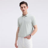 Men's Cotton Lycra Short Sleeve Polo