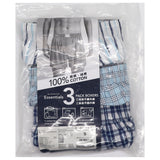 Men Giordano Active Fit Plaid Cotton Boxer