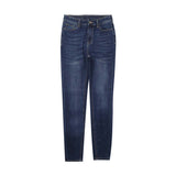 Women's Denim High Rise Slim Tapered Jeans