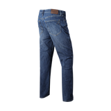Men's Low Rise Skinny Tapered Jean Pants (180° Expandable Waistband)