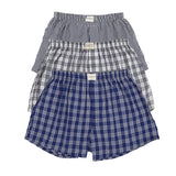 Men Giordano Active Fit Plaid Cotton Boxer (1pack/3pcs)